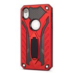 Wholesale iPhone Xr 6.1in Armor Knight Kickstand Hybrid Case (Red)